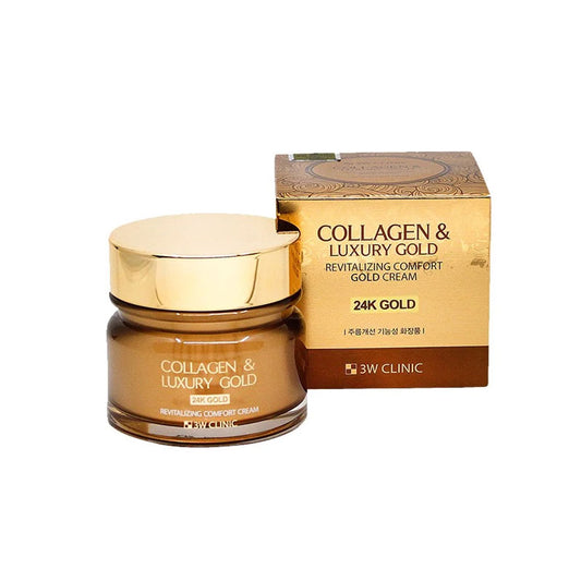 3w Clinic Collagen & Luxury Gold Revitalizing Comfort Cream 24k Gold 100g